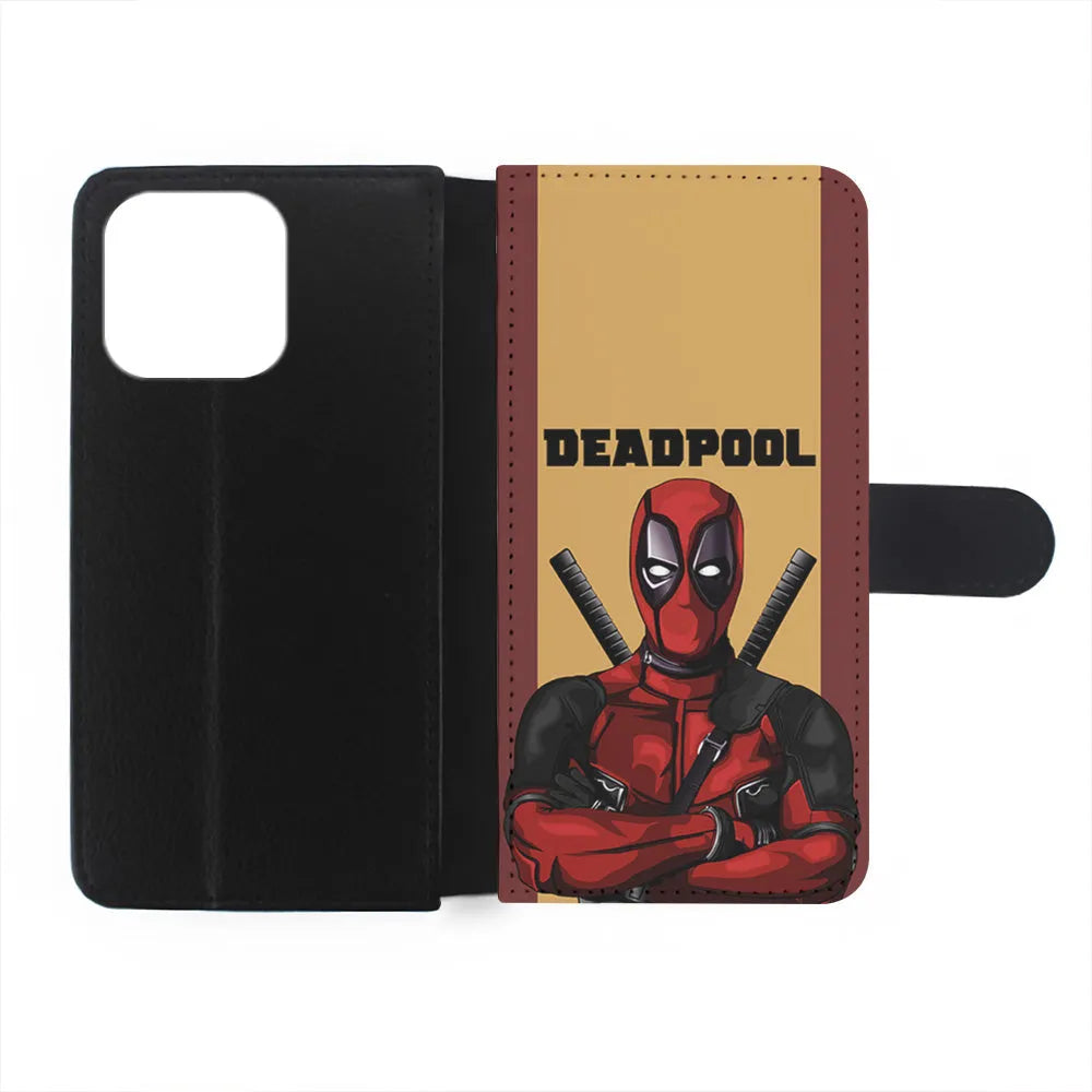 Deadpool Victory Celebration iPhone 13 Pro Max Case-Flip Wallet Case-Xtracase