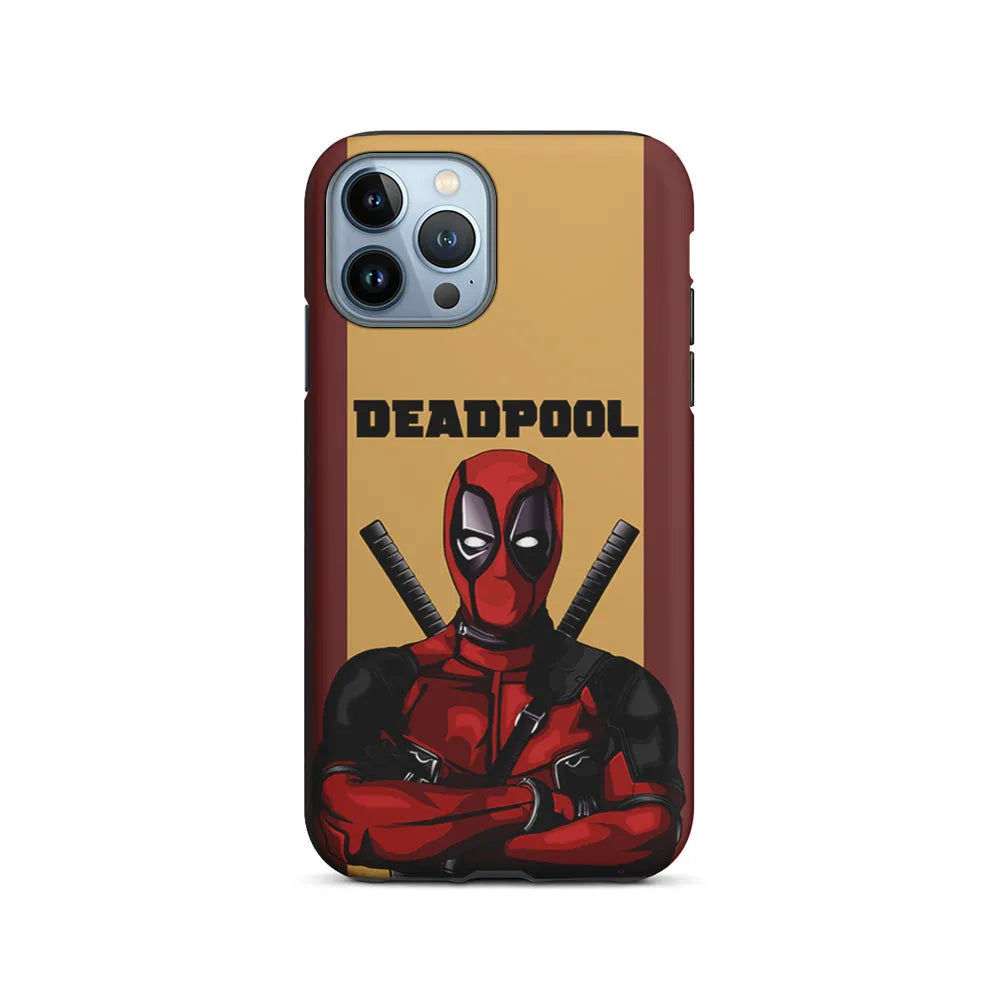 Deadpool Victory Celebration iPhone 13 Pro Case-2 in 1 Tough Case-Xtracase