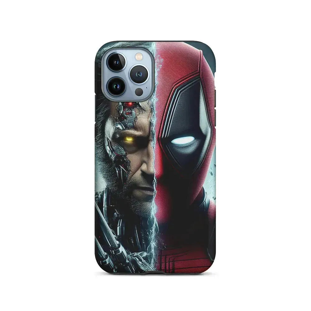 Deadpool and Wolverine Cooperation iPhone 15 Pro Max Case-2 in 1 Tough Case-Xtracase