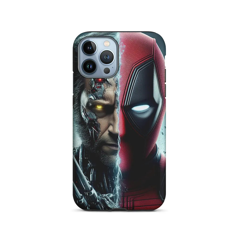 Deadpool and Wolverine Cooperation iPhone 13 Pro Case-2 in 1 Tough Case-Xtracase