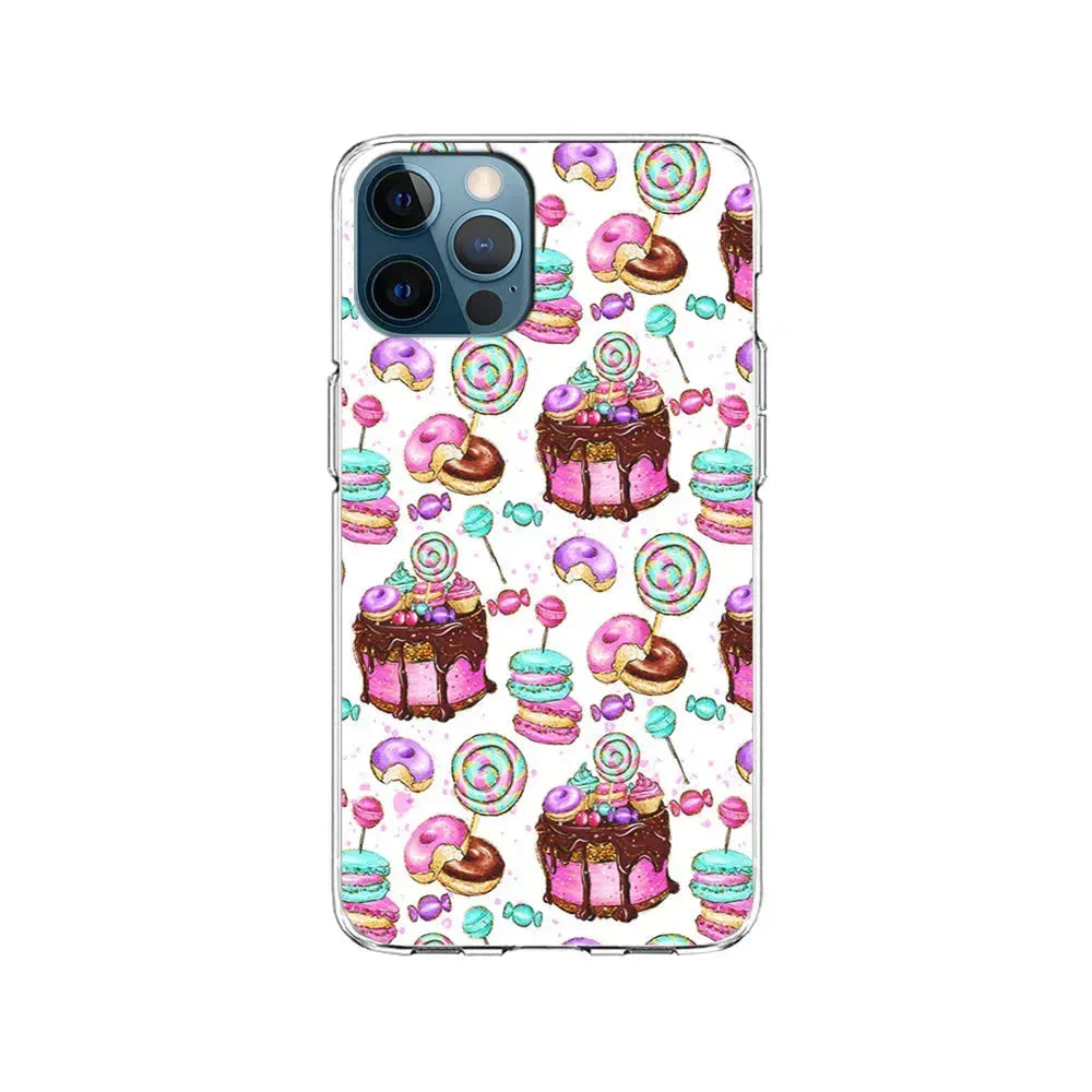 Delicious Donuts Cakes Candy iPhone 15 Pro Max Case-Clear Soft Case-Xtracase