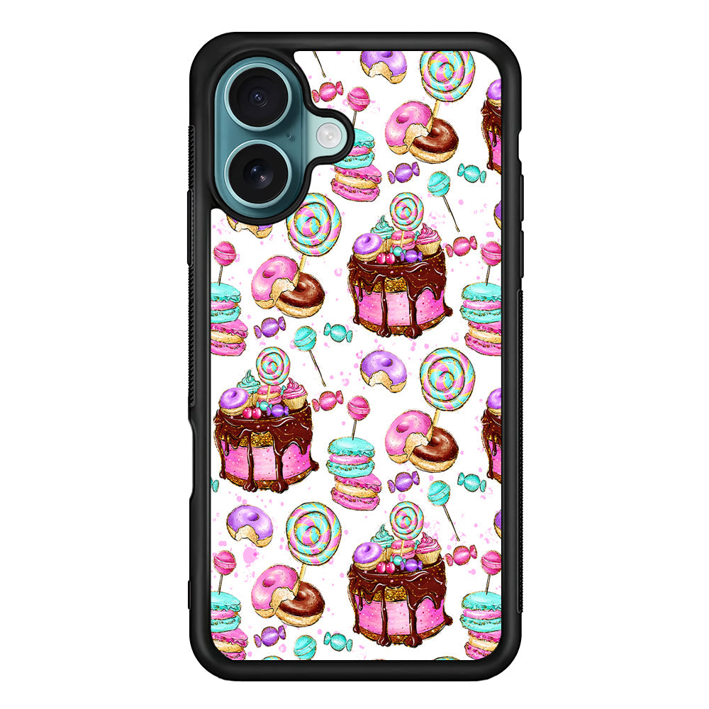Delicious Donuts Cakes Candy iPhone 16 Plus Case - Xtracase
