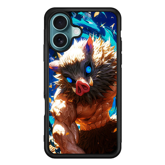 Demon Slayer Inosuke Wild Boar Mask iPhone 16 Plus Case - Xtracase