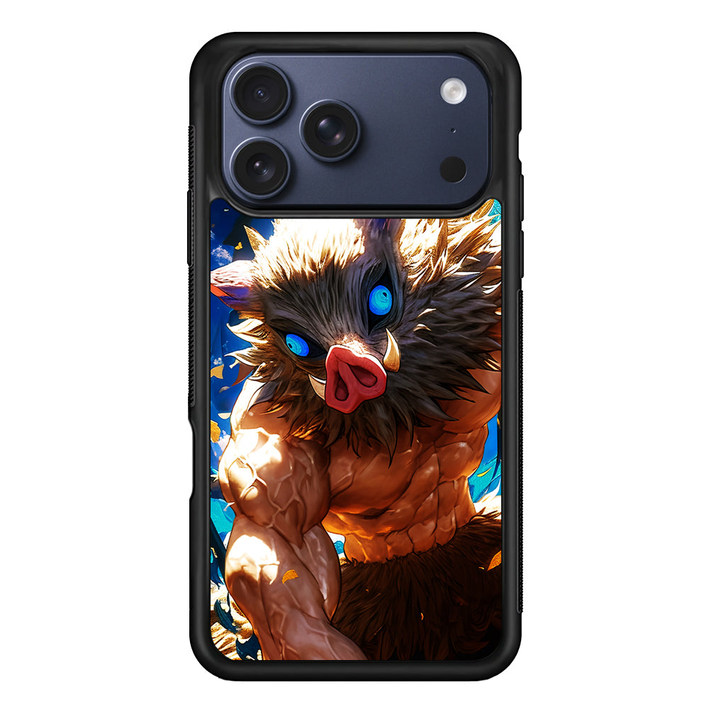 Demon Slayer Inosuke Wild Boar Mask iPhone 17 Pro Case - Xtracase