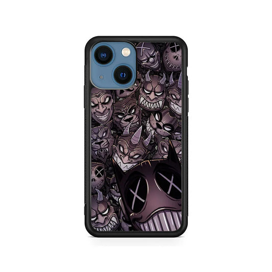 Demons from Underground iPhone 15 Plus Case-Rubber / Black (2D Case)-Xtracase