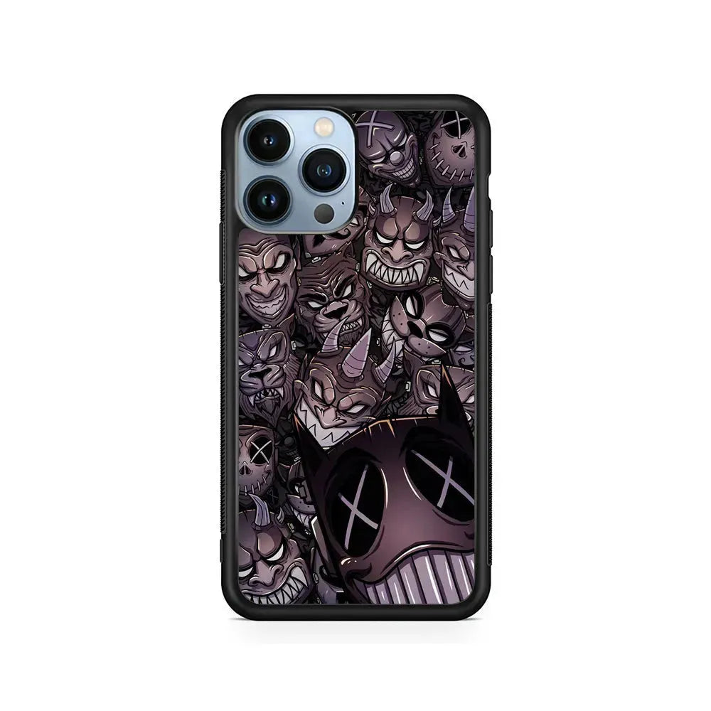 Demons from Underground iPhone 15 Pro Max Case-Rubber / Black (2D Case)-Xtracase
