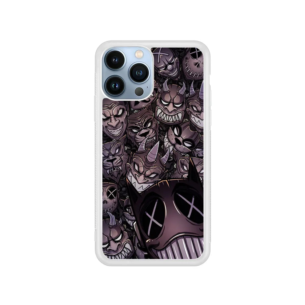 Demons from Underground iPhone 14 Pro Case-Rubber / White (2D Case)-Xtracase