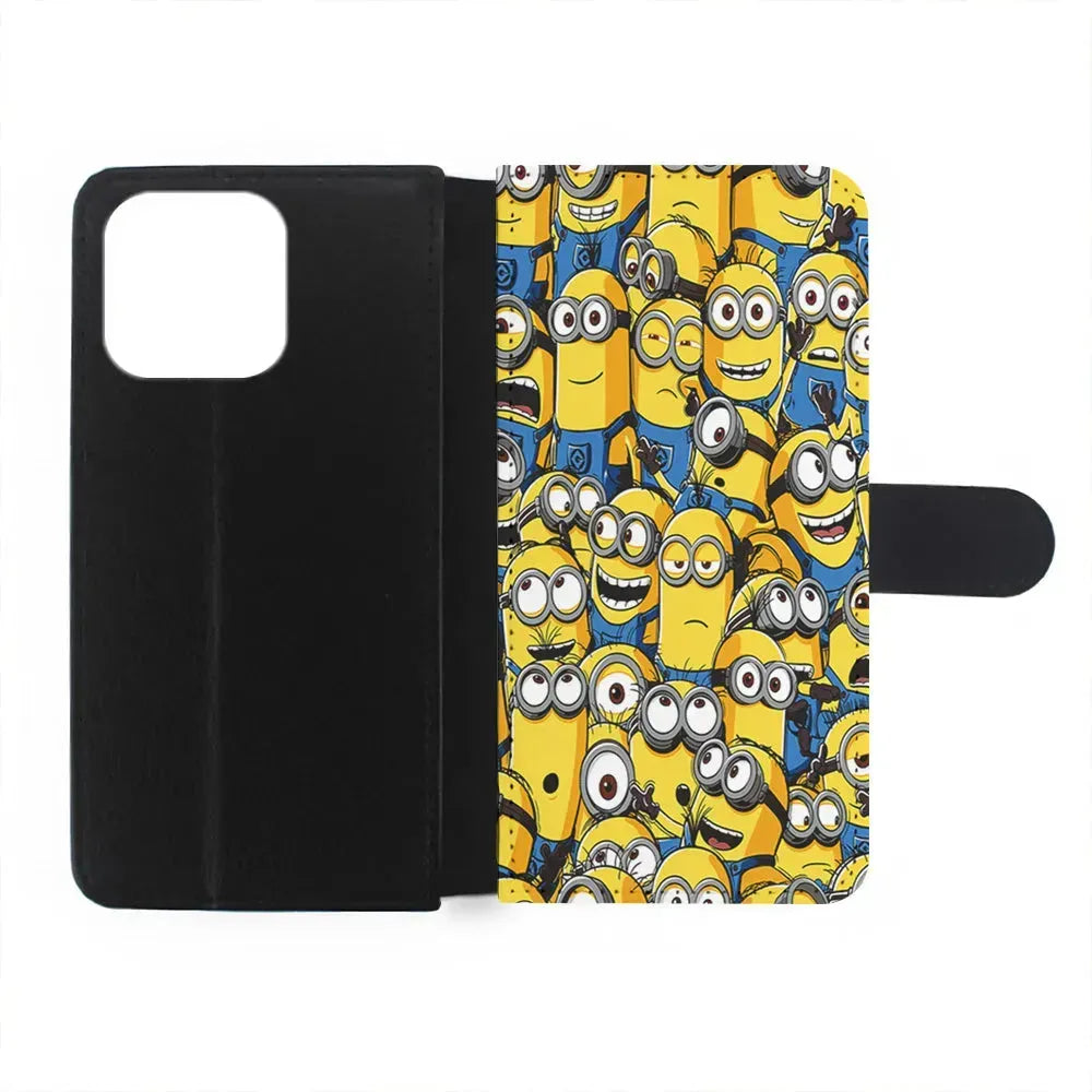 Despicable Me Army of Minions iPhone 15 Pro Max Case-Flip Wallet Case-Xtracase