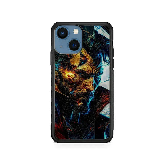 Doctor Strange Cosmic Art iPhone 13 Mini Case-Rubber / Black (2D Case)-Xtracase