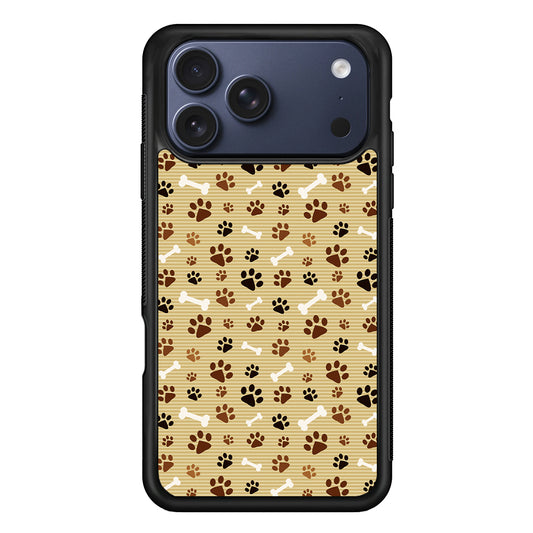 Dog Paw Print and Bones iPhone 17 Pro Case - Xtracase
