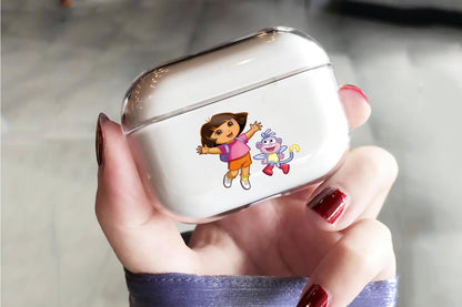 Dora and Boots Protective Clear Case Cover For Apple Airpod Pro 2-Xtracase