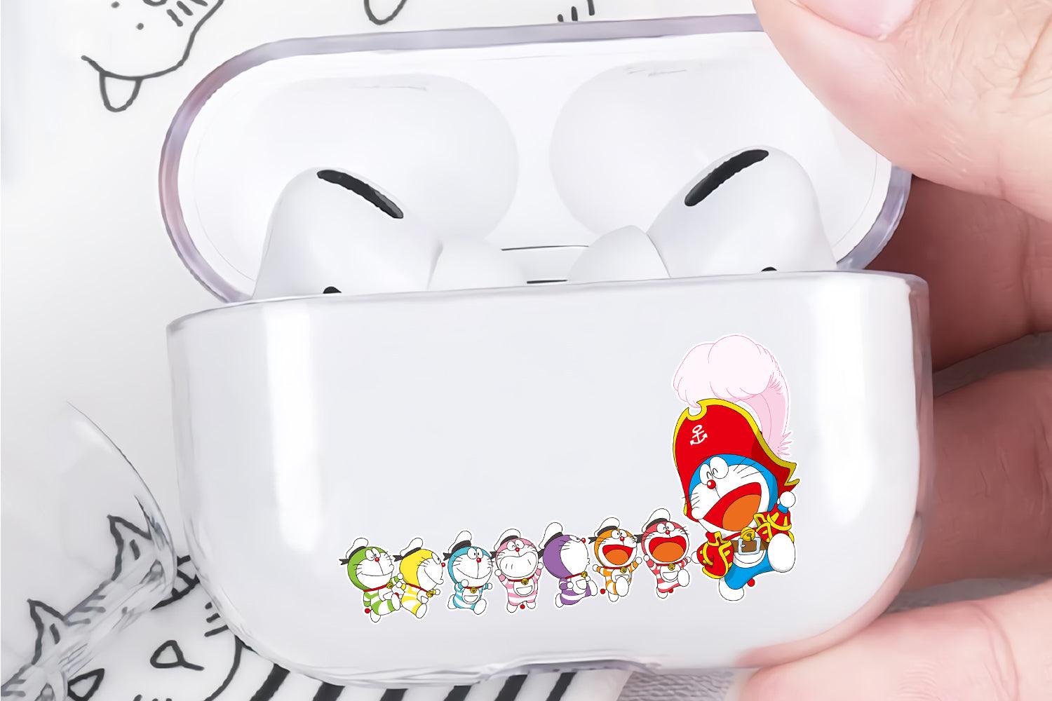 Doraemon and Friends Protective Clear Case Cover For Apple Airpod Pro 3-Xtracase