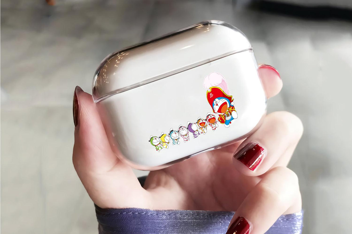 Doraemon and Friends Protective Clear Case Cover For Apple Airpod Pro 2-Xtracase