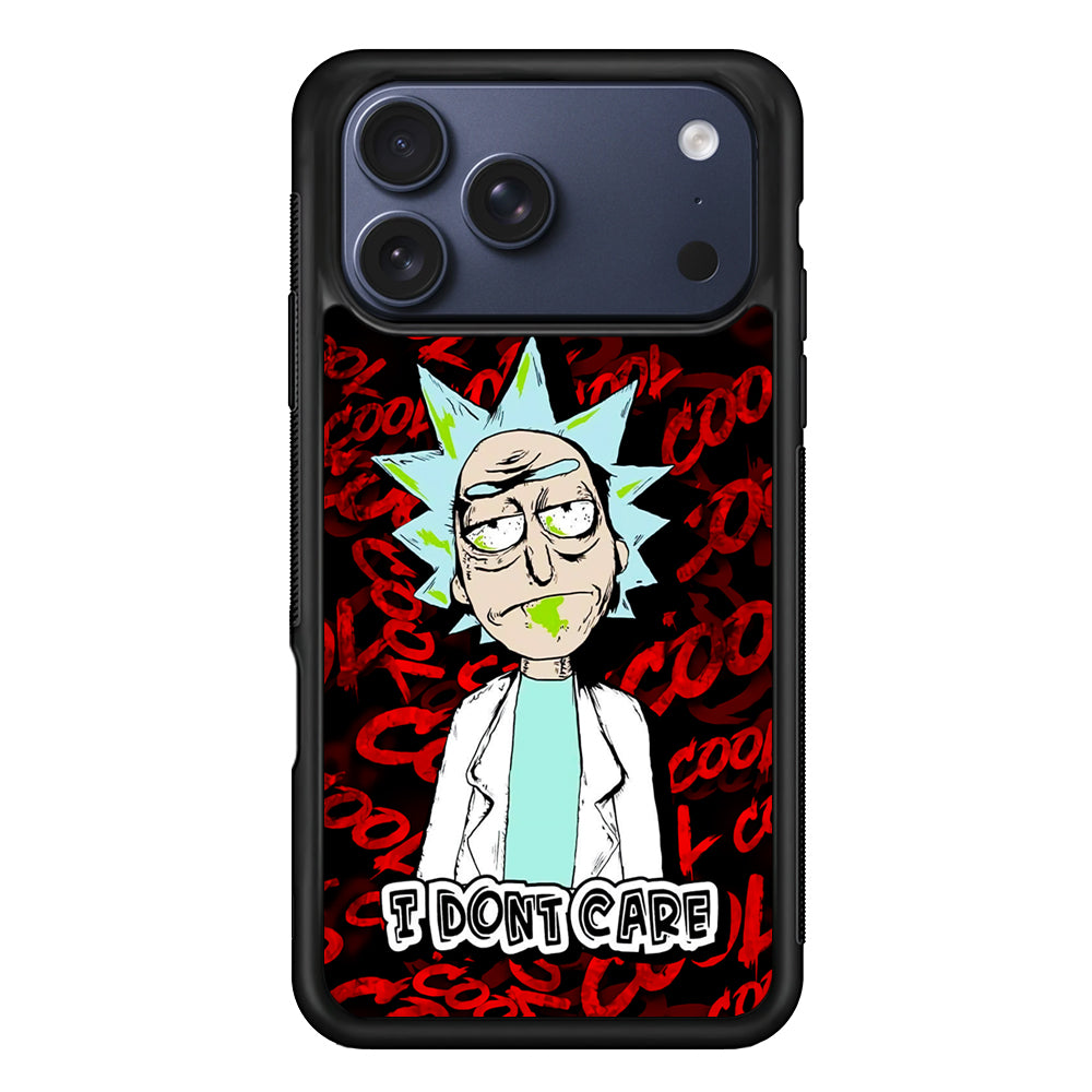 Dr Rick I Don't Care iPhone 17 Pro Case - Xtracase
