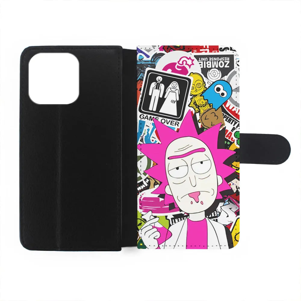Dr Rick Sanchez Scientist iPhone 15 Case-Flip Wallet Case-Xtracase