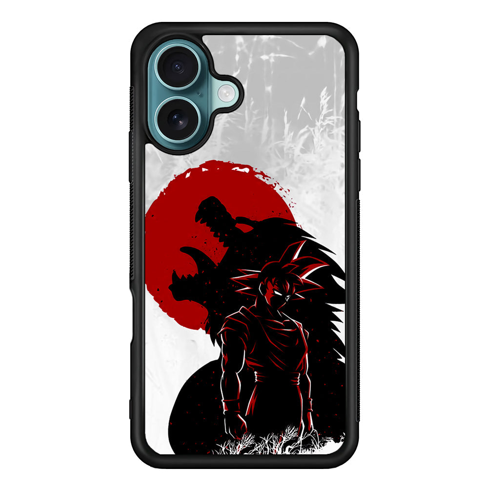 Dragon Ball Goku Red Moon iPhone 16 Plus Case - Xtracase