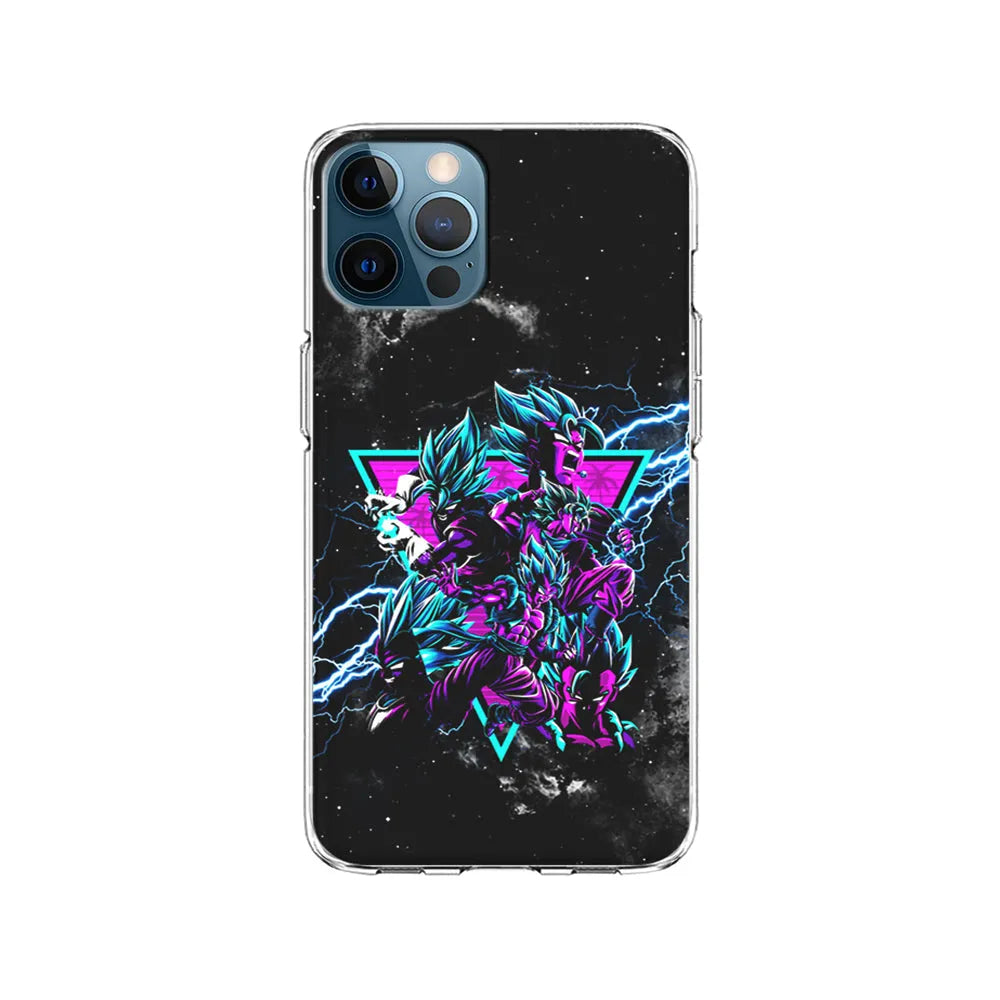 Dragon Ball Triangle of Force iPhone 13 Pro Case-Clear Soft Case-Xtracase