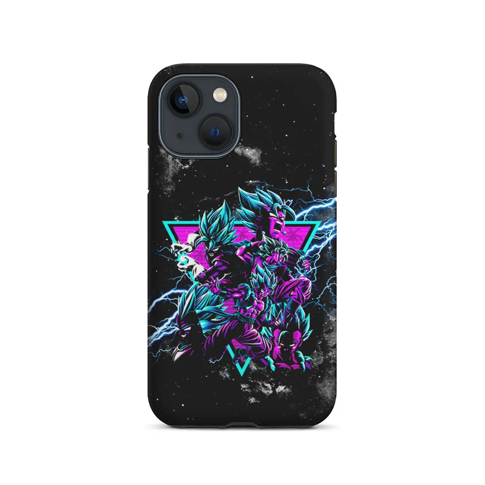Dragon Ball Triangle of Force iPhone 14 Plus Case-2 in 1 Tough Case-Xtracase