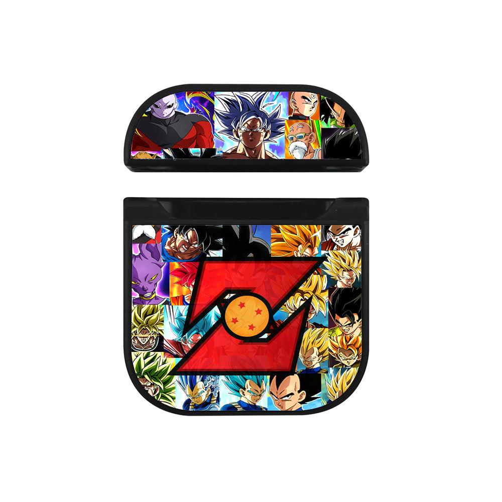 Dragon Ball Z Collage on Frame Hard Plastic Case Cover For Apple Airpods-Xtracase