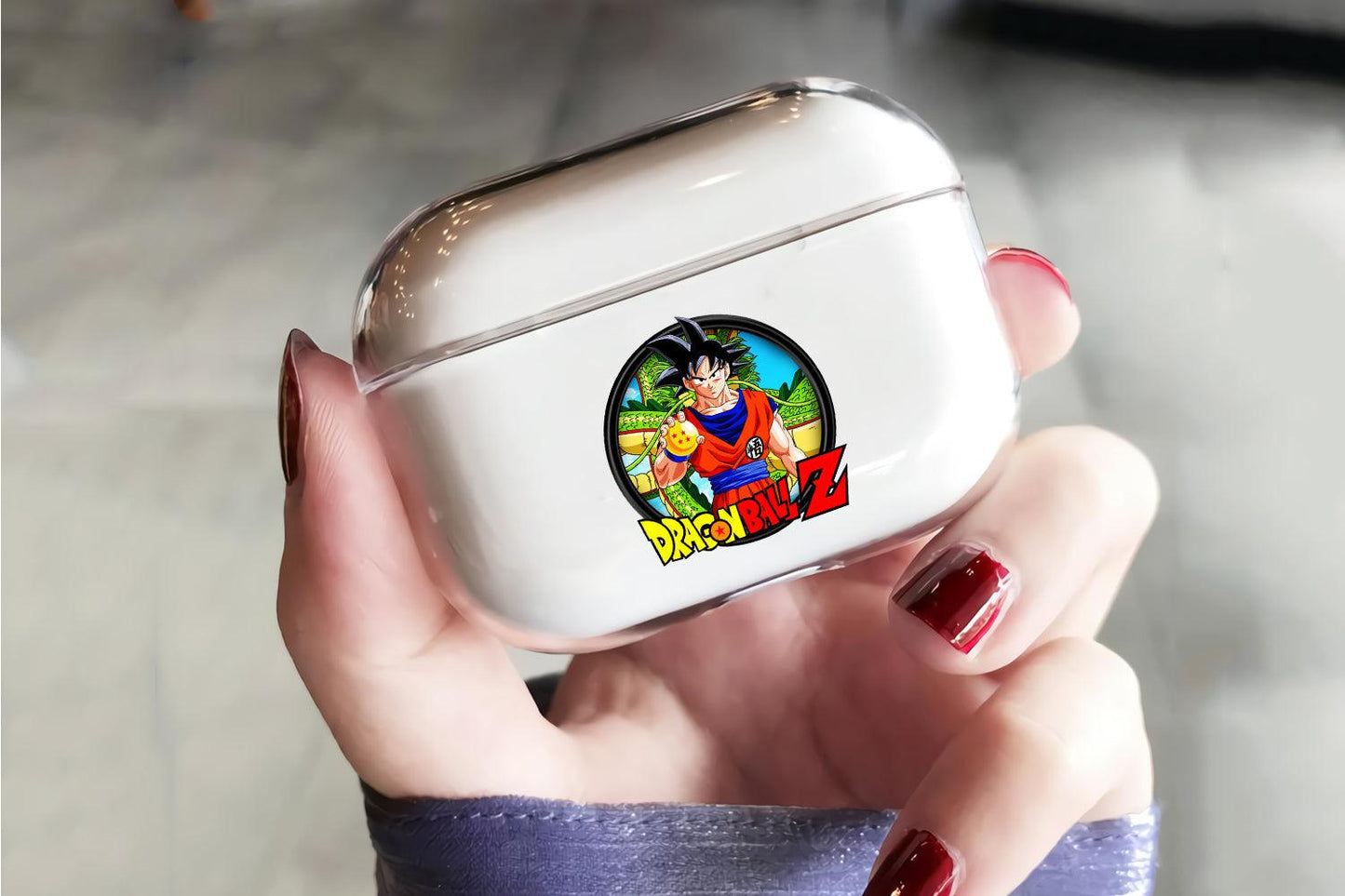 Dragon Ball Z Goku with Four Star Ball Protective Clear Case Cover For Apple Airpod Pro 2-Xtracase