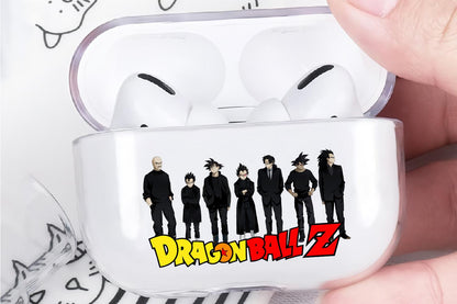 Dragon Ball Z Mafia Style Protective Clear Case Cover For Apple Airpod Pro 3-Xtracase