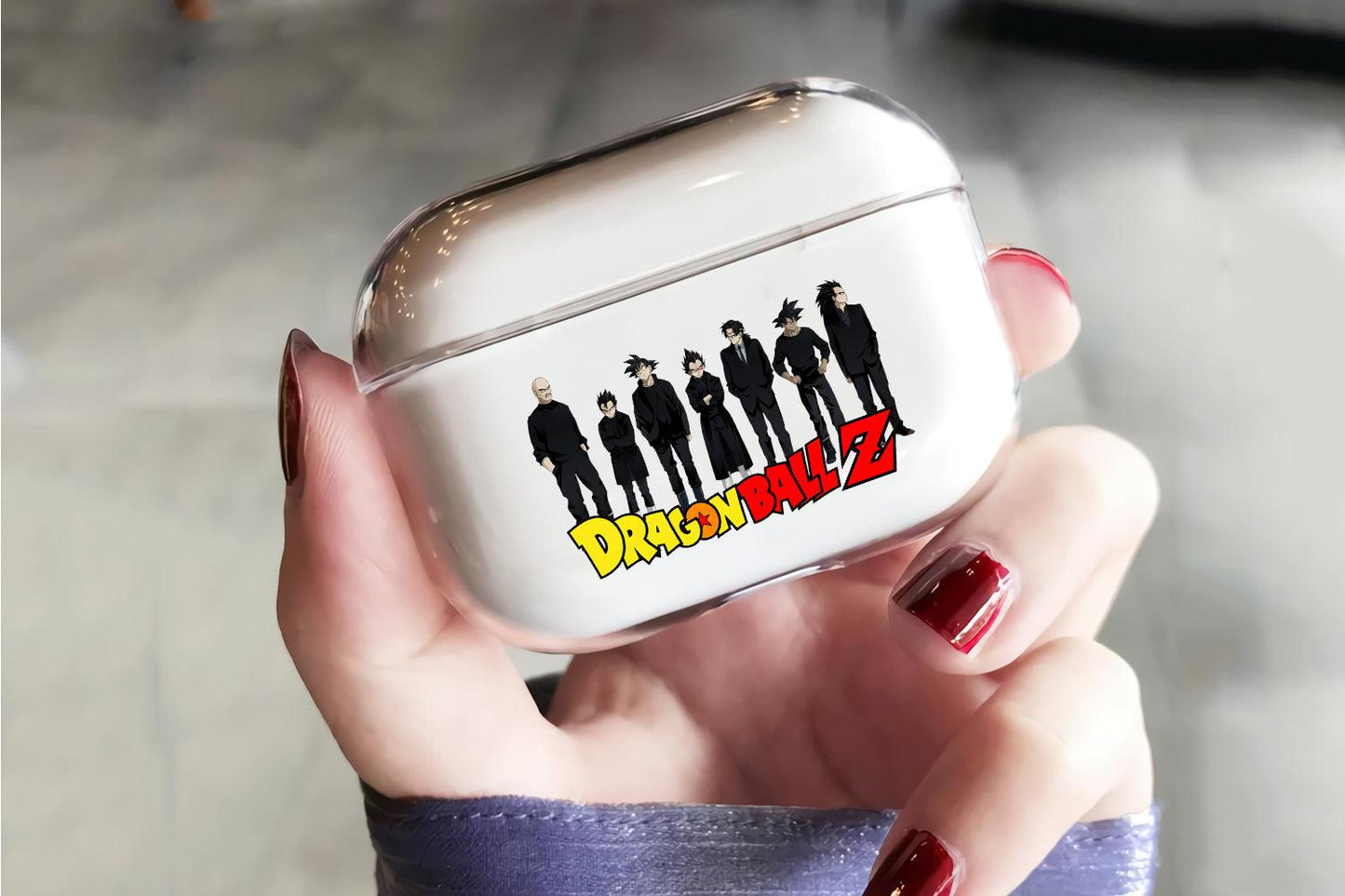 Dragon Ball Z Mafia Style Protective Clear Case Cover For Apple Airpod Pro 3-Xtracase