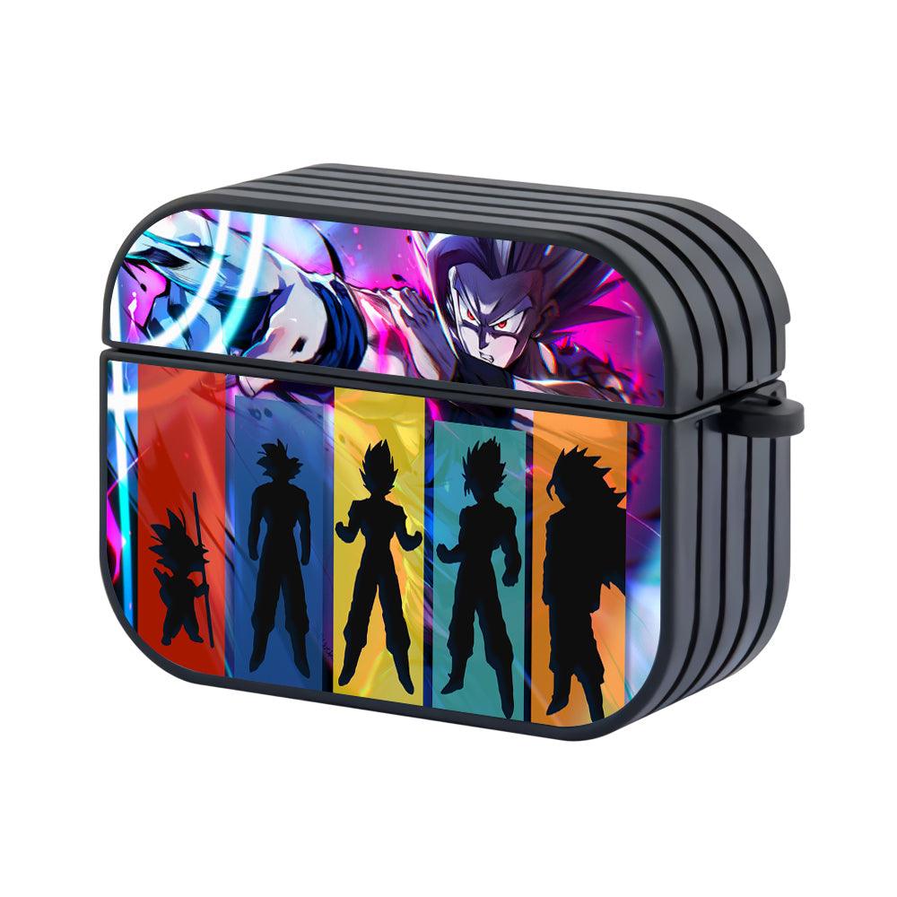 Dragon Ball Z Silhouette of Transformation Hard Plastic Case Cover For Apple Airpods Pro-Xtracase