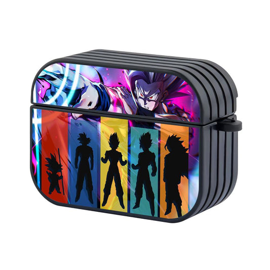 Dragon Ball Z Silhouette of Transformation Hard Plastic Case Cover For Apple Airpods Pro 2-Xtracase