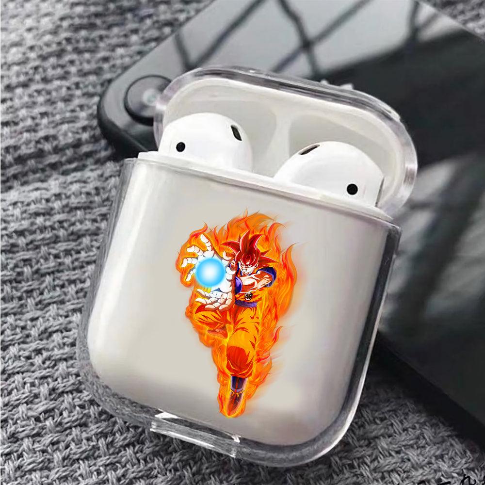 Dragon Ball Goku Kamehameha Protective Clear Case Cover For Apple Airpods-Xtracase