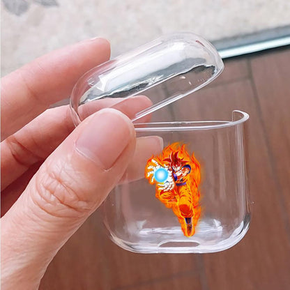 Dragon Ball Goku Kamehameha Protective Clear Case Cover For Apple Airpods-Xtracase