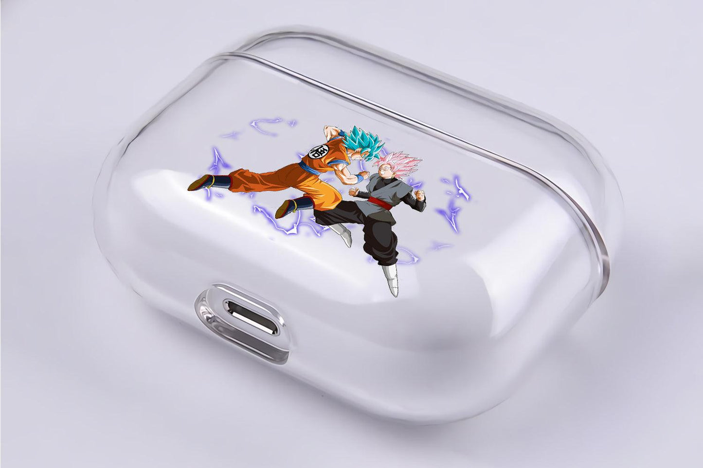 Dragon Ball Lightning and Fight Protective Clear Case Cover For Apple Airpod Pro-Xtracase