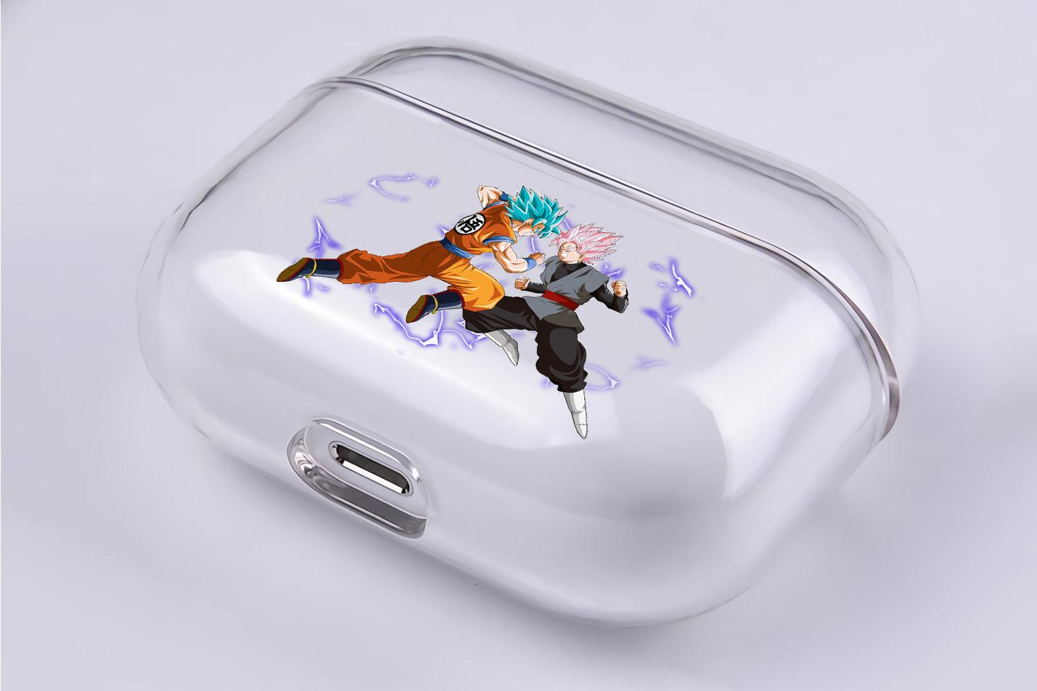 Dragon Ball Lightning and Fight Protective Clear Case Cover For Apple Airpod Pro 2-Xtracase