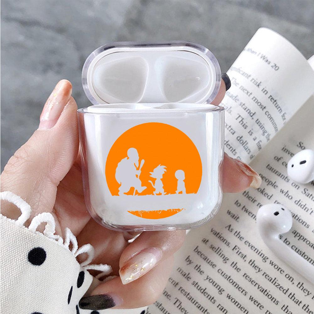 Dragon Ball Z Silhouette Art Protective Clear Case Cover For Apple Airpods-Xtracase
