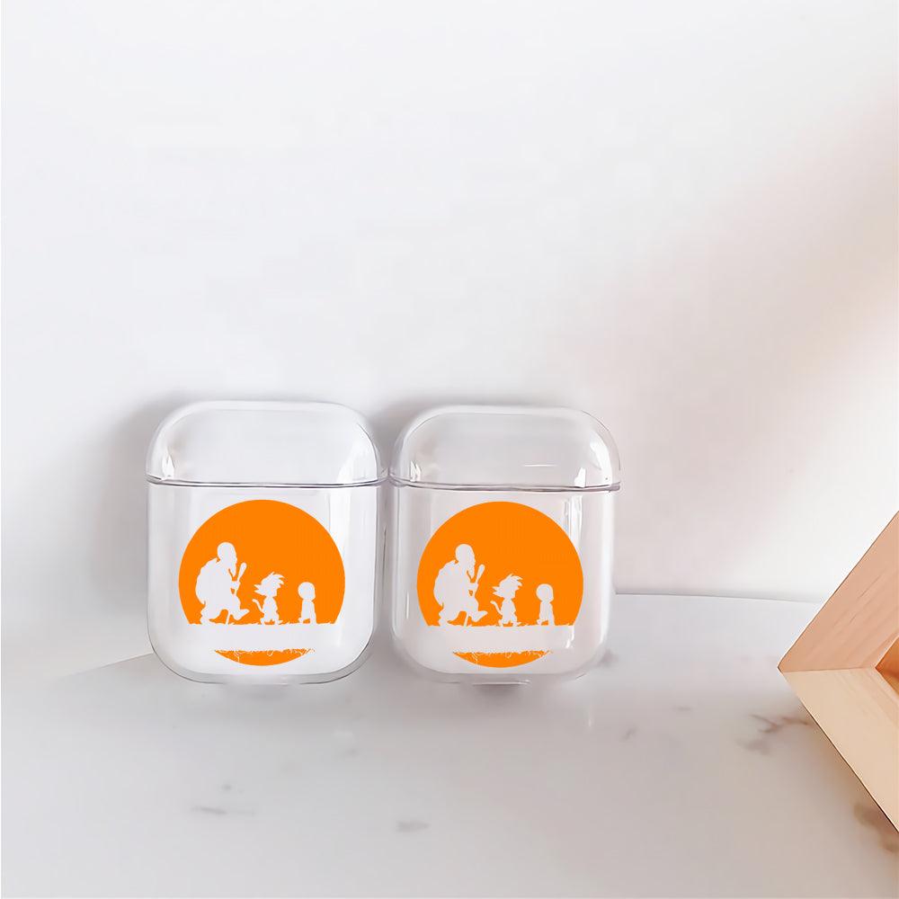 Dragon Ball Z Silhouette Art Protective Clear Case Cover For Apple Airpods-Xtracase