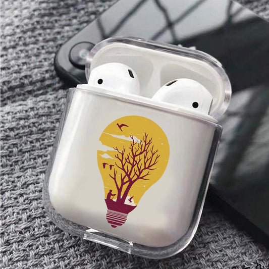 Evening Lights Protective Clear Case Cover For Apple Airpods-Xtracase