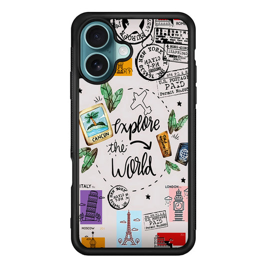 Explore The World Travel iPhone 16 Plus Case - Xtracase