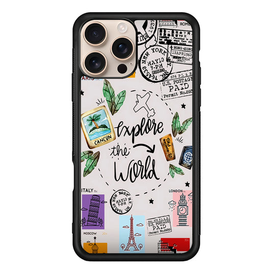 Explore The World Travel iPhone 16 Pro Case - iPhone 16 Pro