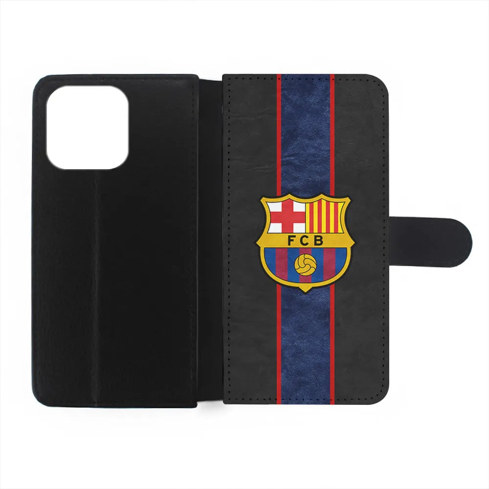 FC Barcelona Football Club iPhone 15 Case-Flip Wallet Case-Xtracase