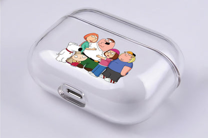 Family Guy Cartoon Protective Clear Case Cover For Apple Airpod Pro 3-Xtracase