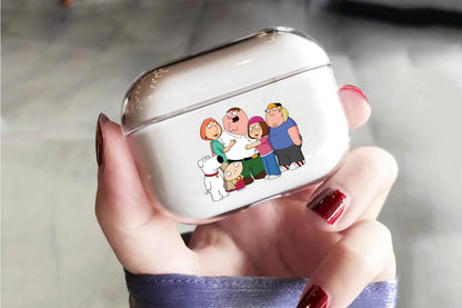 Family Guy Cartoon Protective Clear Case Cover For Apple Airpod Pro 3-Xtracase