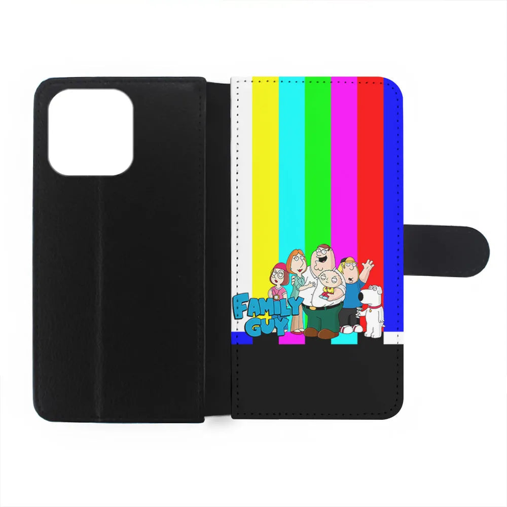 Family Guy Colorful iPhone 13 Pro Case-Flip Wallet Case-Xtracase