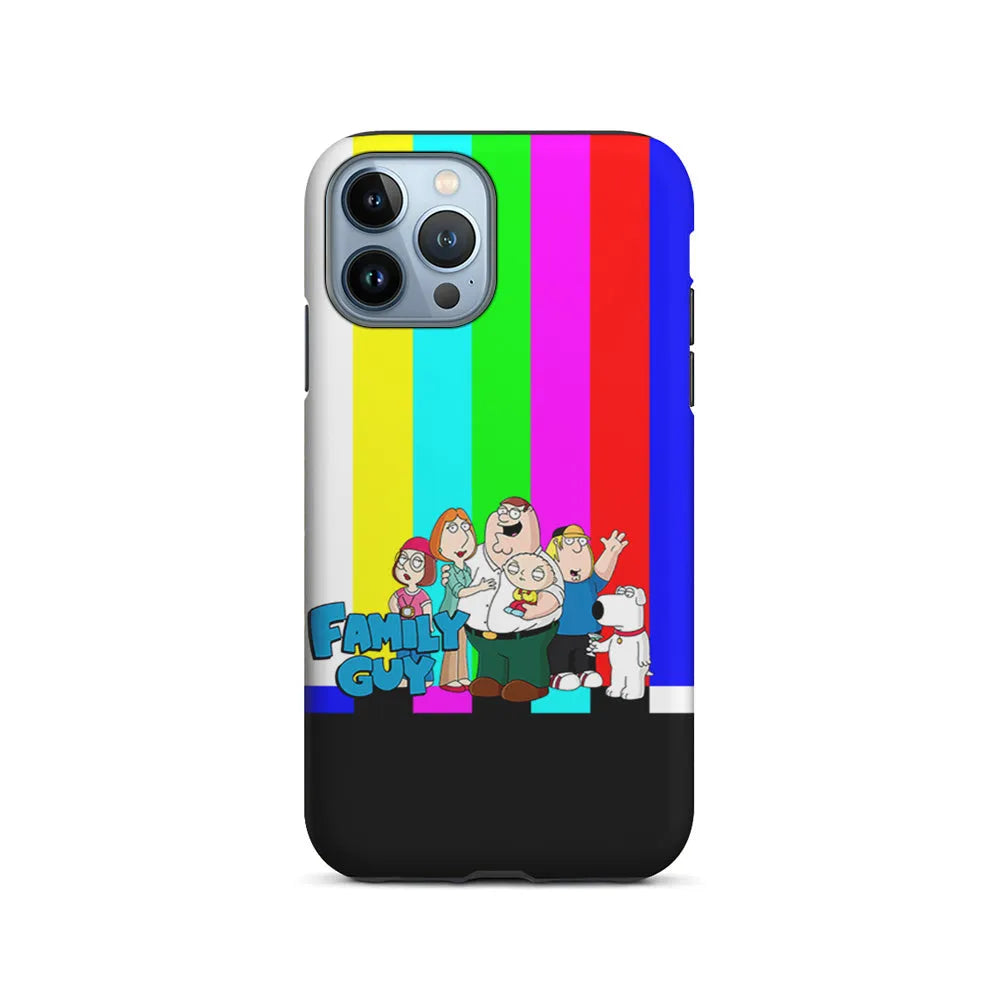 Family Guy Colorful iPhone 13 Pro Case-2 in 1 Tough Case-Xtracase