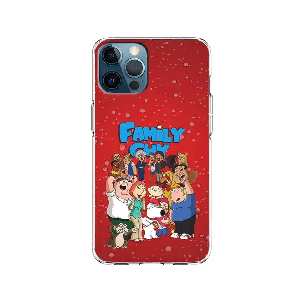 Family Guy Great Team iPhone 15 Pro Max Case-Clear Soft Case-Xtracase