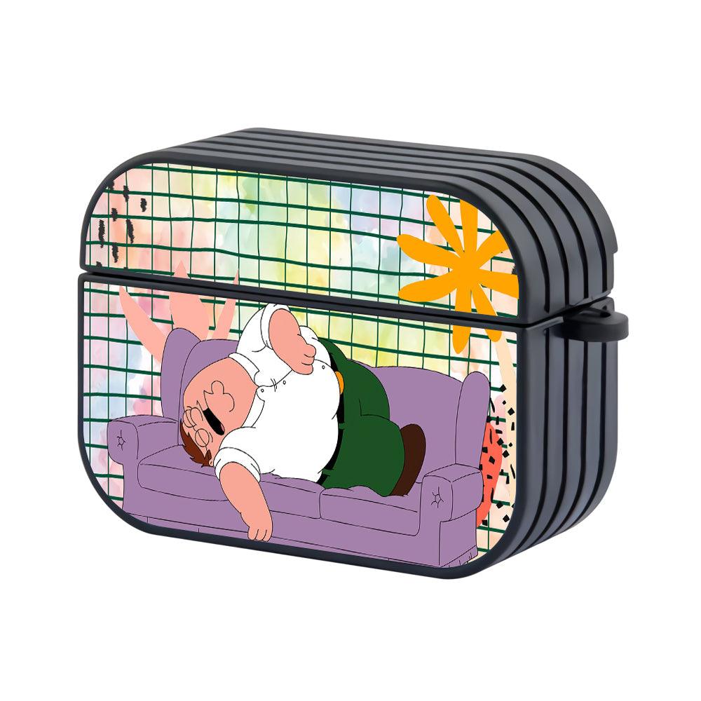 Family Guy Sleep after Work Hard Plastic Case Cover For Apple Airpods Pro 3-Xtracase