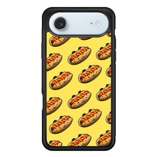 Fast Food Hot Dog Pattern iPhone 17 Air Case - Xtracase