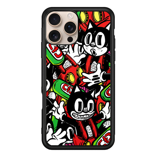 Felix The Cat Club Party iPhone 16 Pro Case - iPhone 16 Pro