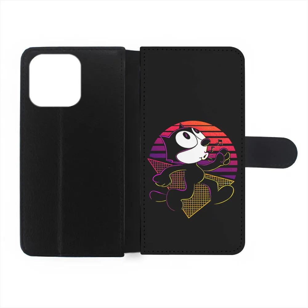 Felix The Cat Whistling iPhone 13 Pro Max Case-Flip Wallet Case-Xtracase