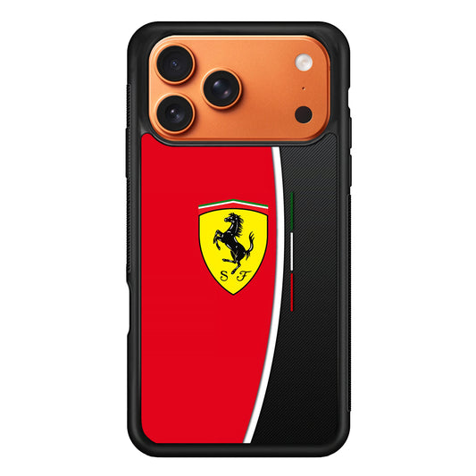 Ferrari Emblem Black Red iPhone 17 Pro Max Case