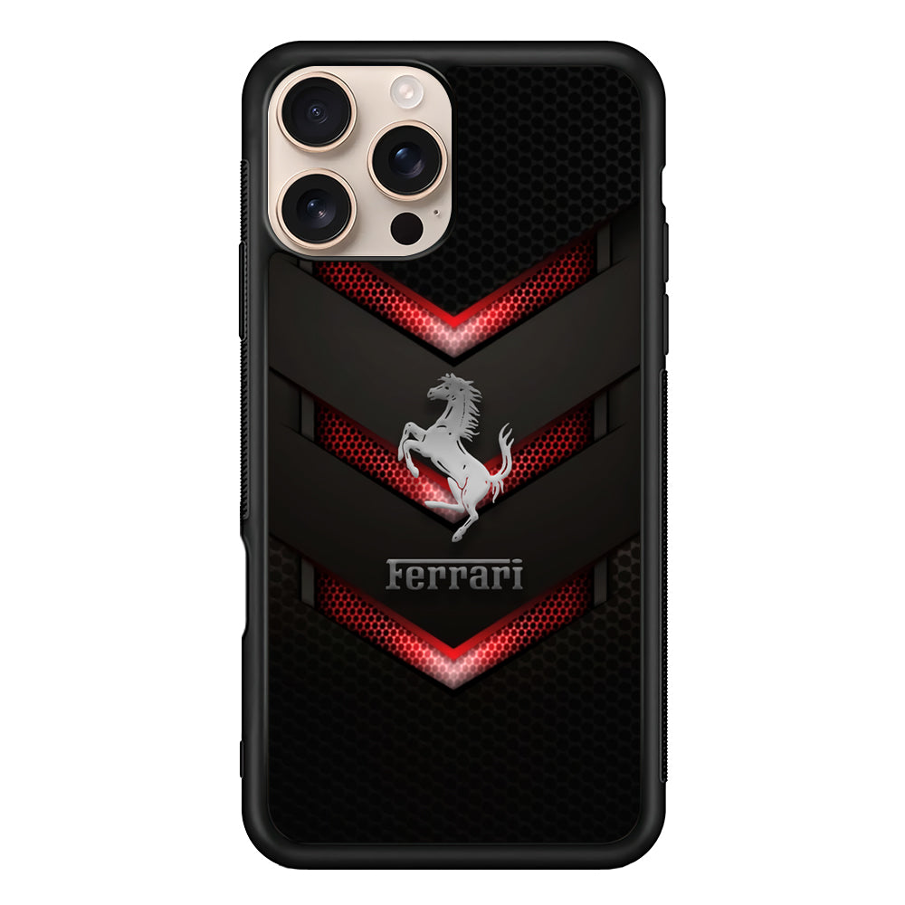 Ferrari Red Steam iPhone 16 Pro Case - Xtracase