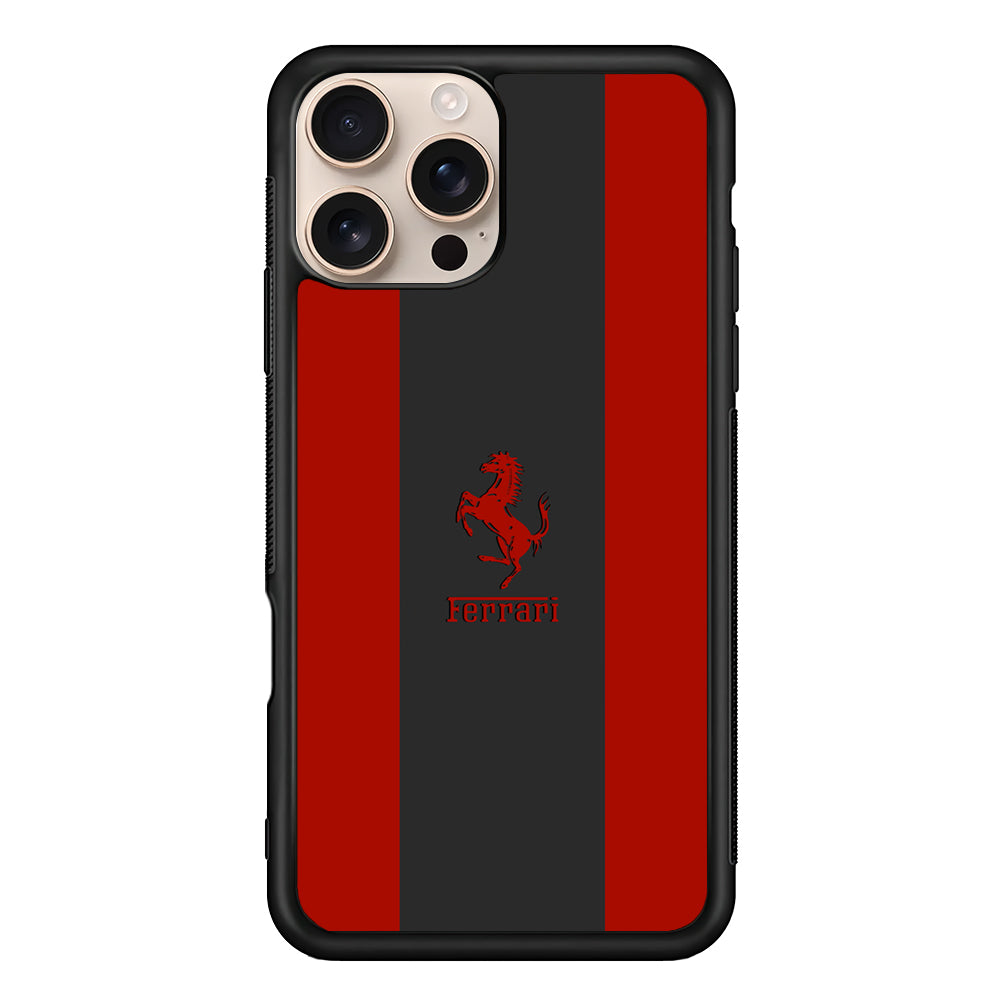 Ferrari Silhouette of Signature iPhone 16 Pro Case - Xtracase